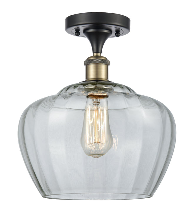 Innovations 516-1C-BAB-G92-L-LED LED Semi-Flush Mount, Black Antique Brass