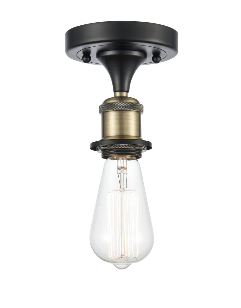 Innovations 516-1C-BAB-LED LED Semi-Flush Mount, Black Antique Brass