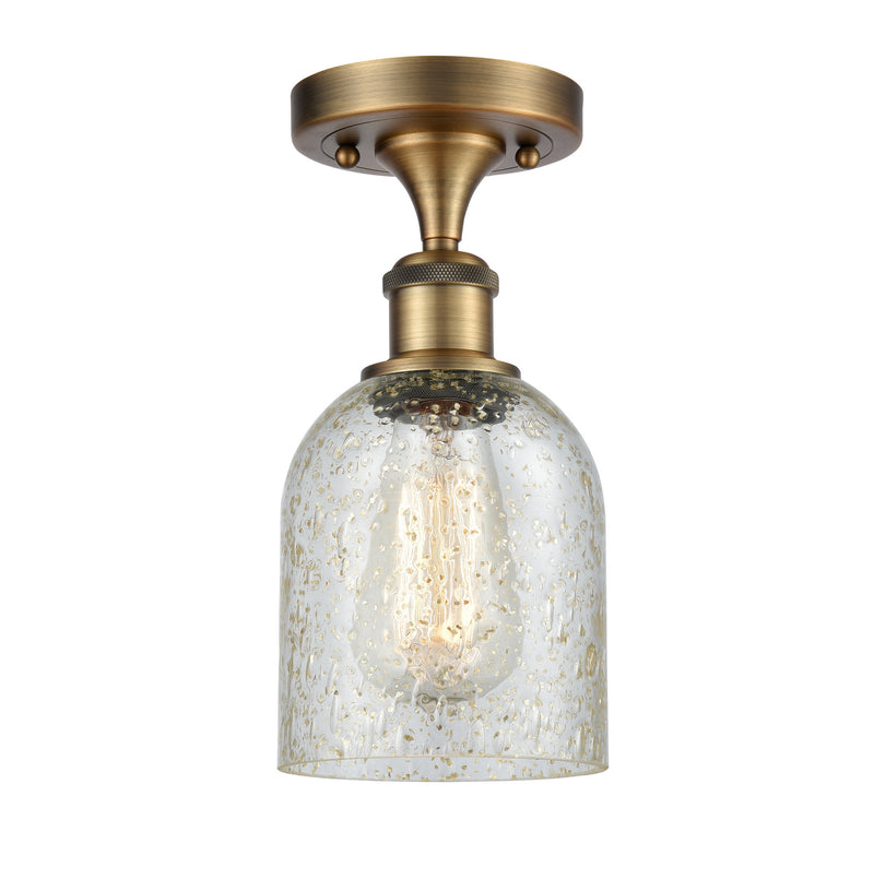 Innovations 516-1C-BB-G259-LED LED Semi-Flush Mount, Brushed Brass