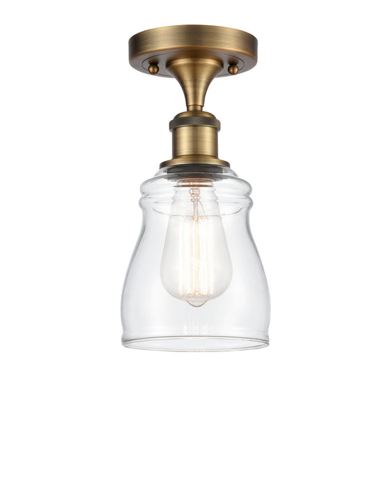 Innovations 516-1C-BB-G392-LED LED Semi-Flush Mount, Brushed Brass