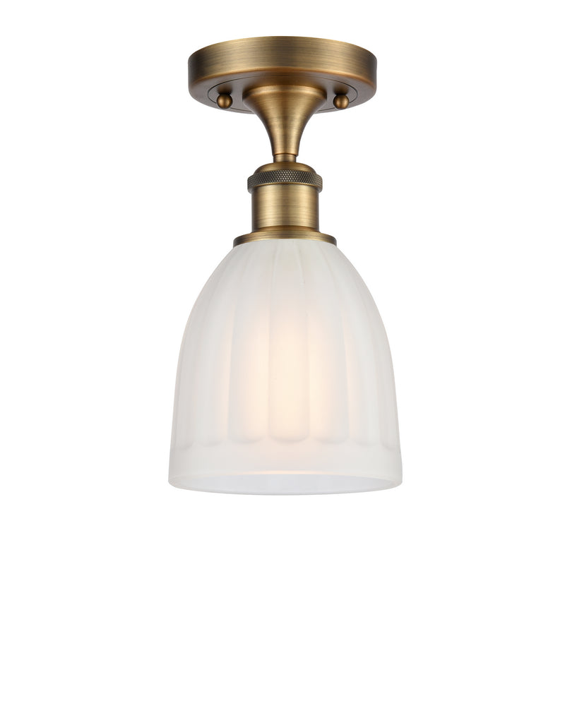 Innovations 516-1C-BB-G441-LED LED Semi-Flush Mount, Brushed Brass
