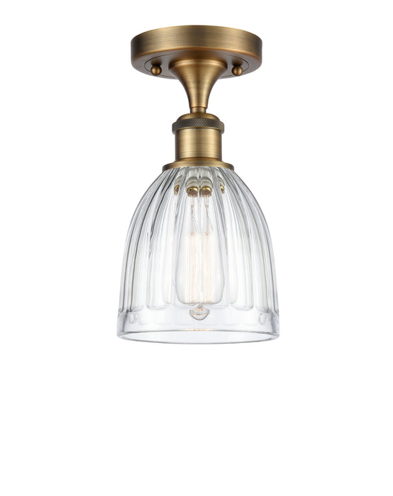 Innovations 516-1C-BB-G442-LED LED Semi-Flush Mount, Brushed Brass