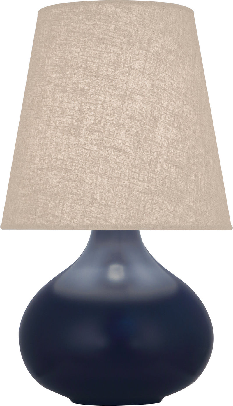 Robert Abbey MMB91 One Light Accent Lamp, Matte Midnight Blue Glazed Ceramic