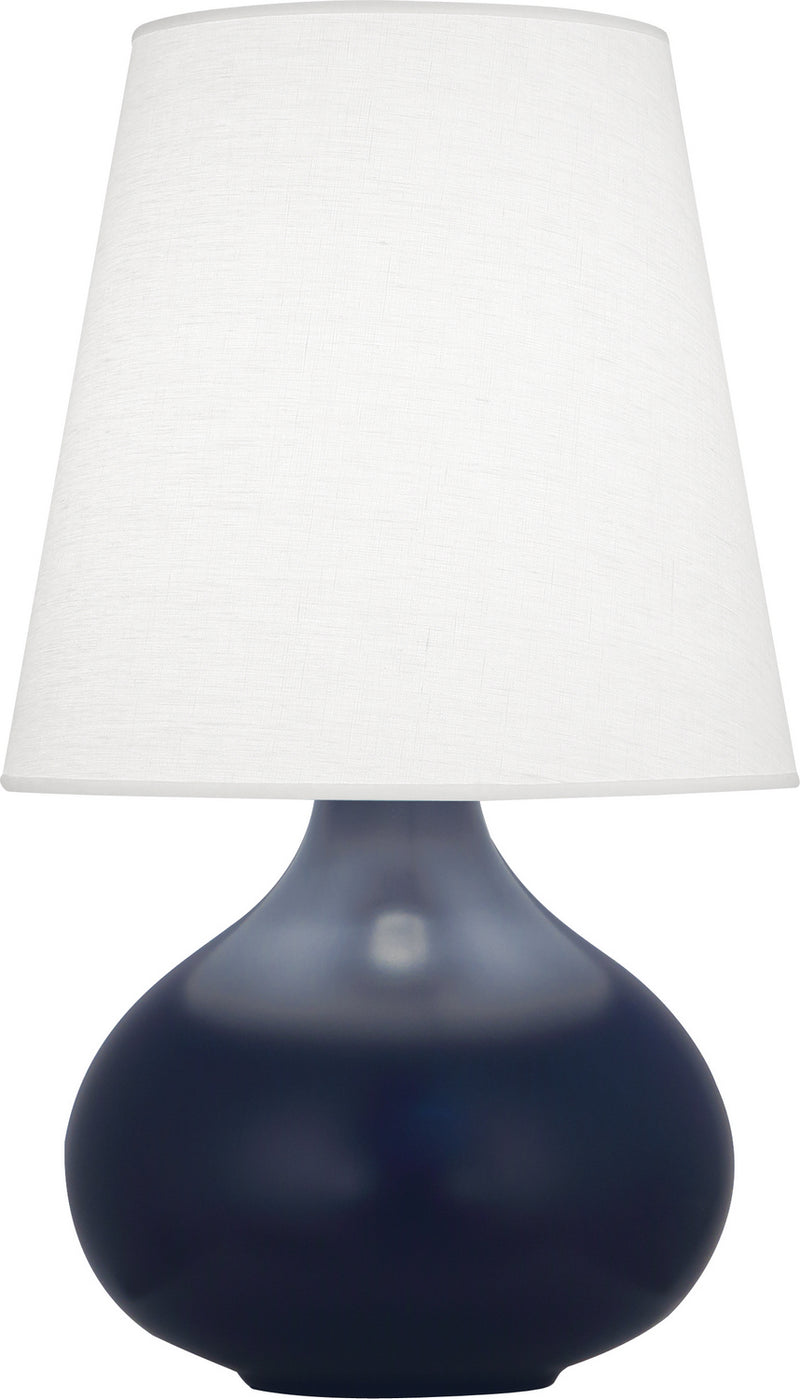 Robert Abbey MMB93 One Light Accent Lamp, Matte Midnight Blue Glazed Ceramic