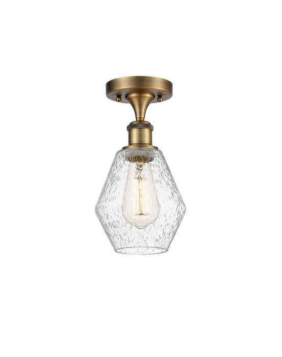 Innovations 516-1C-BB-G654-6-LED LED Semi-Flush Mount, Brushed Brass