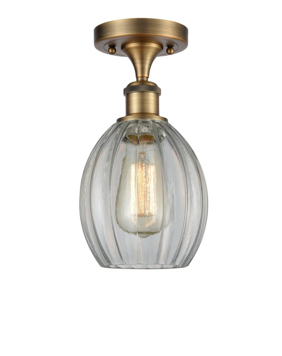 Innovations 516-1C-BB-G82-LED LED Semi-Flush Mount, Brushed Brass