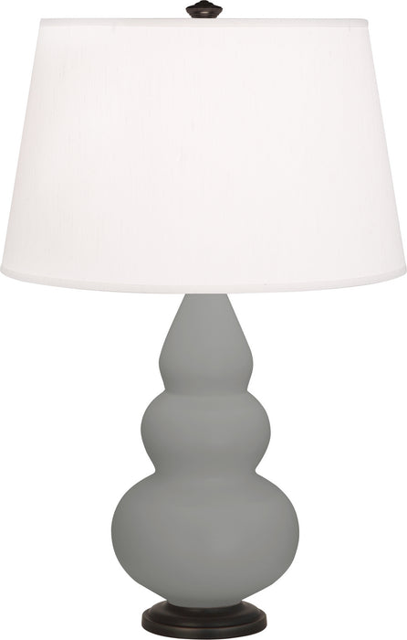 Robert Abbey MST31 One Light Accent Lamp, Matte Smoky Taupe Glazed Ceramic w/Deep Patina Bronzeed