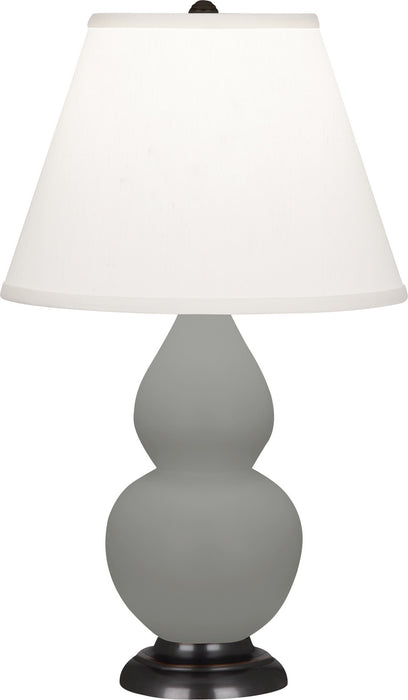 Robert Abbey MST51 One Light Accent Lamp, Matte Smokey Taupe Glazed Ceramic w/Bronzeed