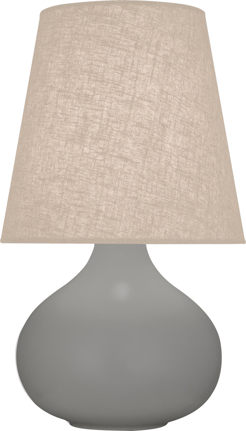 Robert Abbey MST91 One Light Accent Lamp, Matte Smoky Taupe Glazed Ceramic