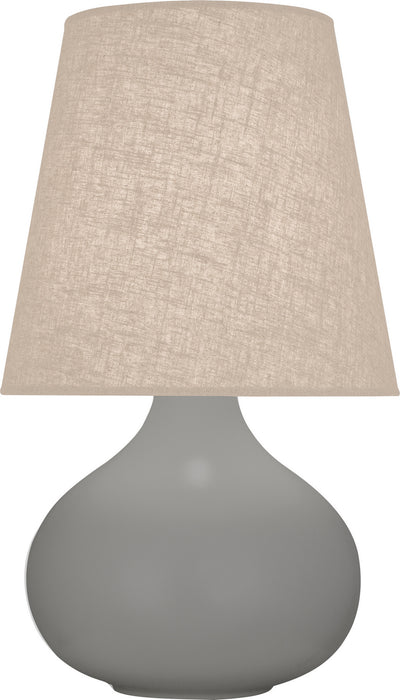 Robert Abbey MST91 One Light Accent Lamp, Matte Smoky Taupe Glazed Ceramic
