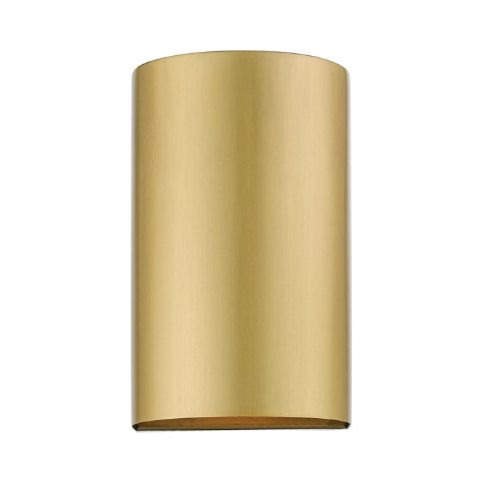 Livex Lighting 22061-32 One Light Outdoor Wall Sconce, Satin Gold