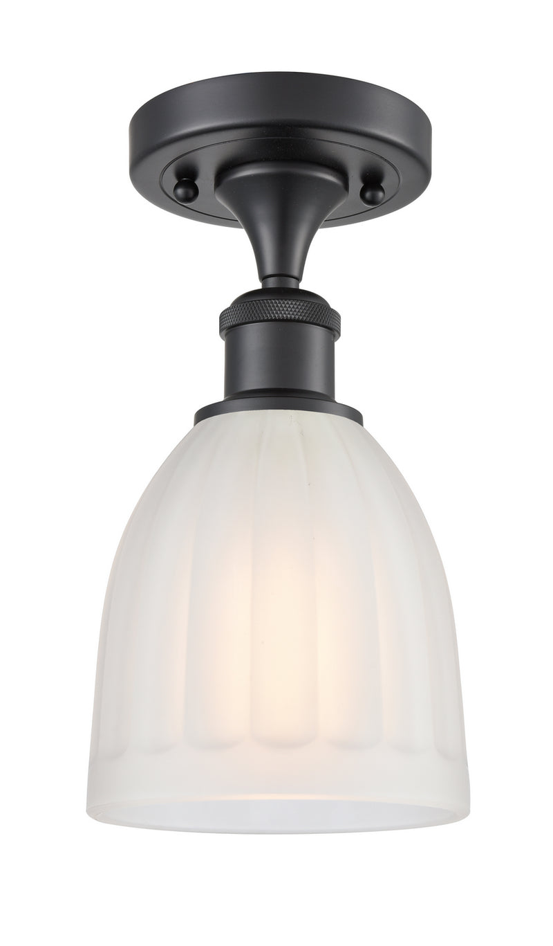 Innovations 516-1C-BK-G441-LED LED Semi-Flush Mount, Matte Black