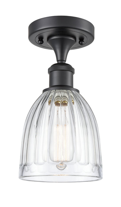 Innovations 516-1C-BK-G442-LED LED Semi-Flush Mount, Matte Black