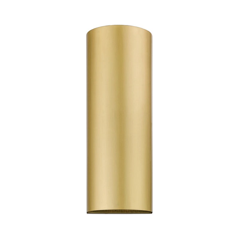 Livex Lighting 22063-32 One Light Outdoor Wall Sconce, Satin Gold