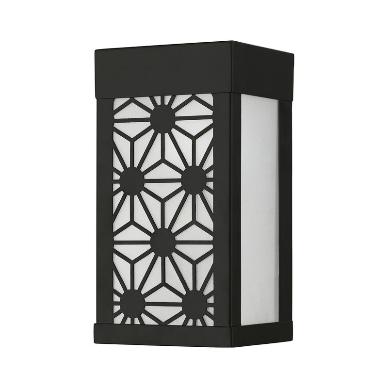 Livex Lighting 24321-04 One Light Outdoor Wall Sconce, Black