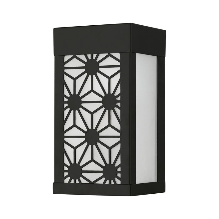 Livex Lighting 24321-04 One Light Outdoor Wall Sconce, Black