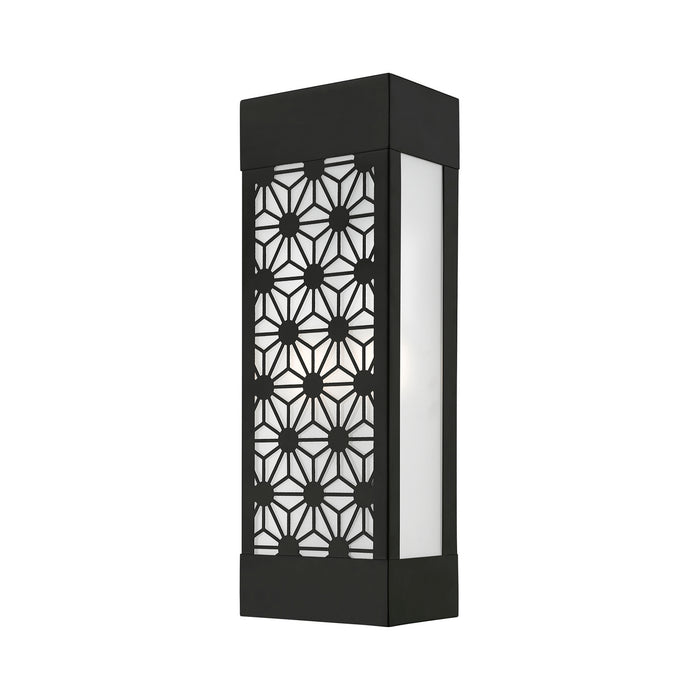 Livex Lighting 24322-04 Two Light Outdoor Wall Sconce, Black
