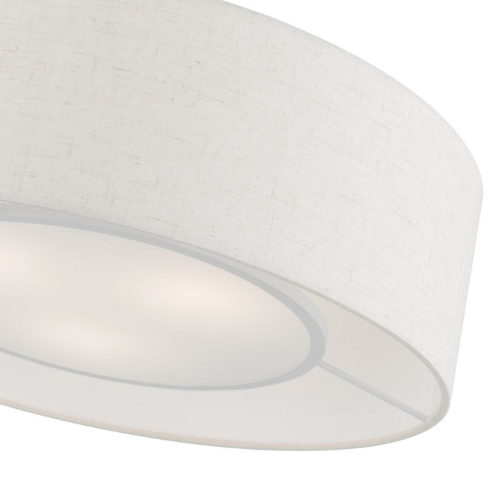 Livex Lighting 40143-92 Three Light Semi-Flush Mount, English Bronze