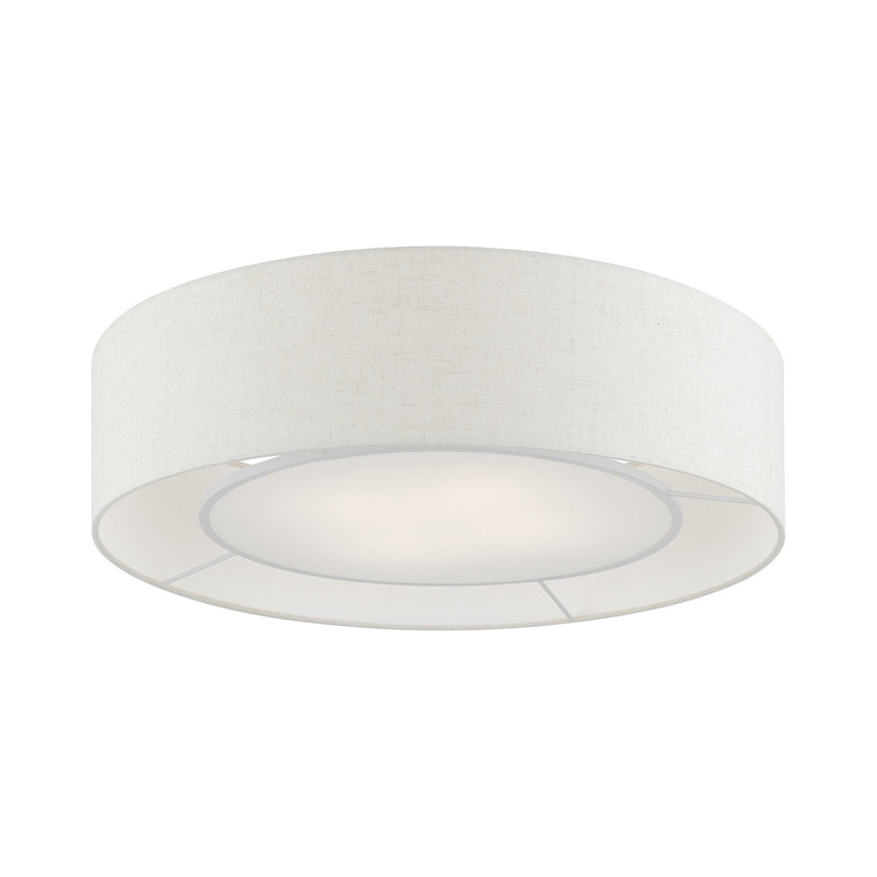 Livex Lighting 40144-92 Four Light Semi-Flush Mount, English Bronze