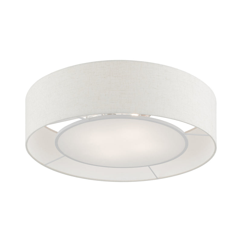Livex Lighting 40144-92 Four Light Semi-Flush Mount, English Bronze