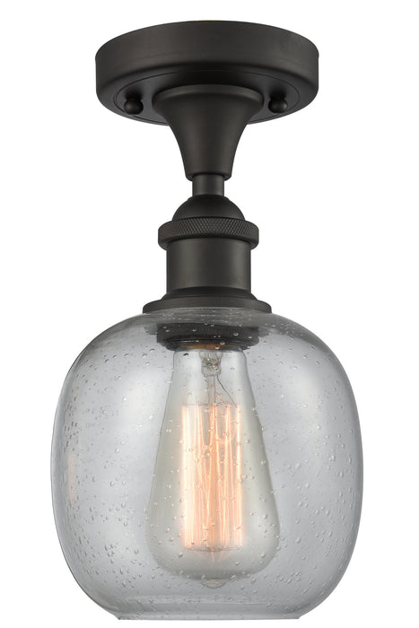 Innovations 516-1C-OB-G104-LED LED Semi-Flush Mount, Oil Rubbed Bronze