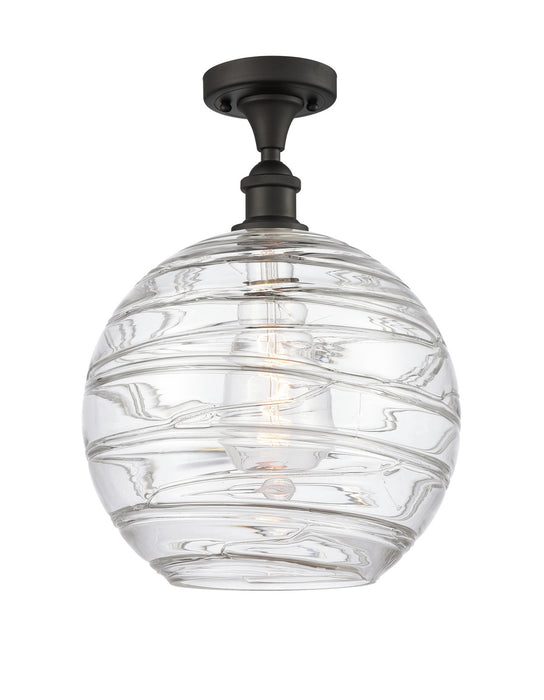 Innovations 516-1C-OB-G1213-10-LED LED Semi-Flush Mount, Oil Rubbed Bronze
