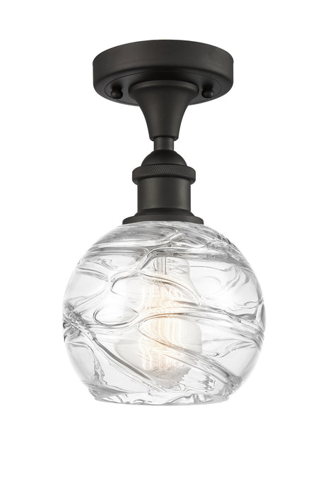 Innovations 516-1C-OB-G1213-6 One Light Semi-Flush Mount, Oil Rubbed Bronze