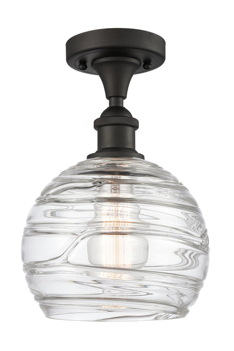 Innovations 516-1C-OB-G1213-8 One Light Semi-Flush Mount, Oil Rubbed Bronze
