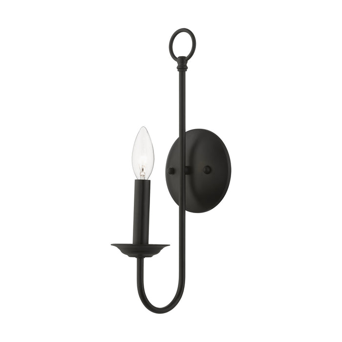 Livex Lighting 42681-04 One Light Wall Sconce, Black