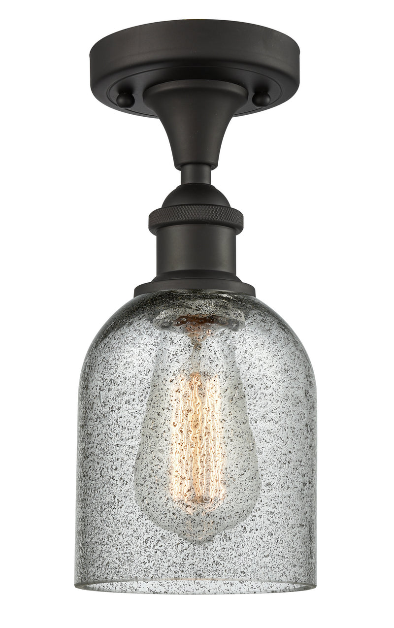Innovations 516-1C-OB-G257-LED LED Semi-Flush Mount, Oil Rubbed Bronze