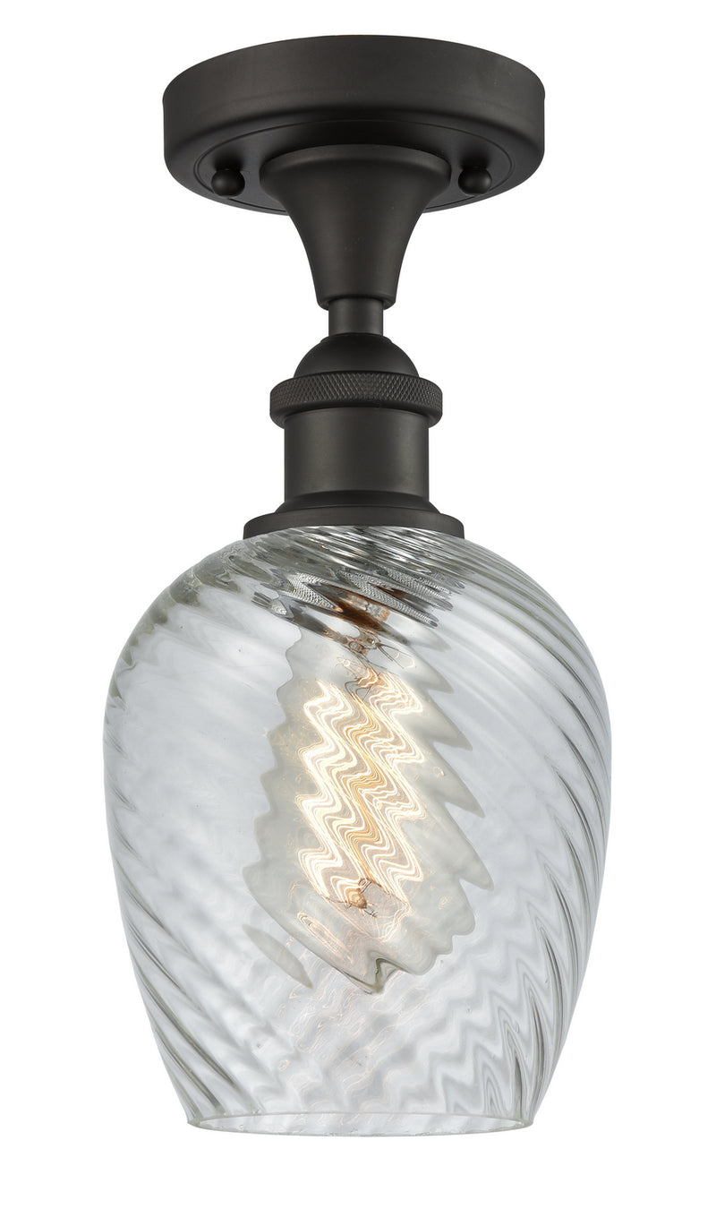 Innovations 516-1C-OB-G292-LED LED Semi-Flush Mount, Oil Rubbed Bronze