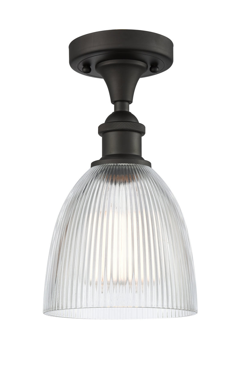 Innovations 516-1C-OB-G382-LED LED Semi-Flush Mount, Oil Rubbed Bronze