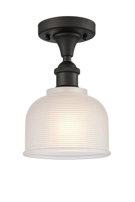 Innovations 516-1C-OB-G411-LED LED Semi-Flush Mount, Oil Rubbed Bronze
