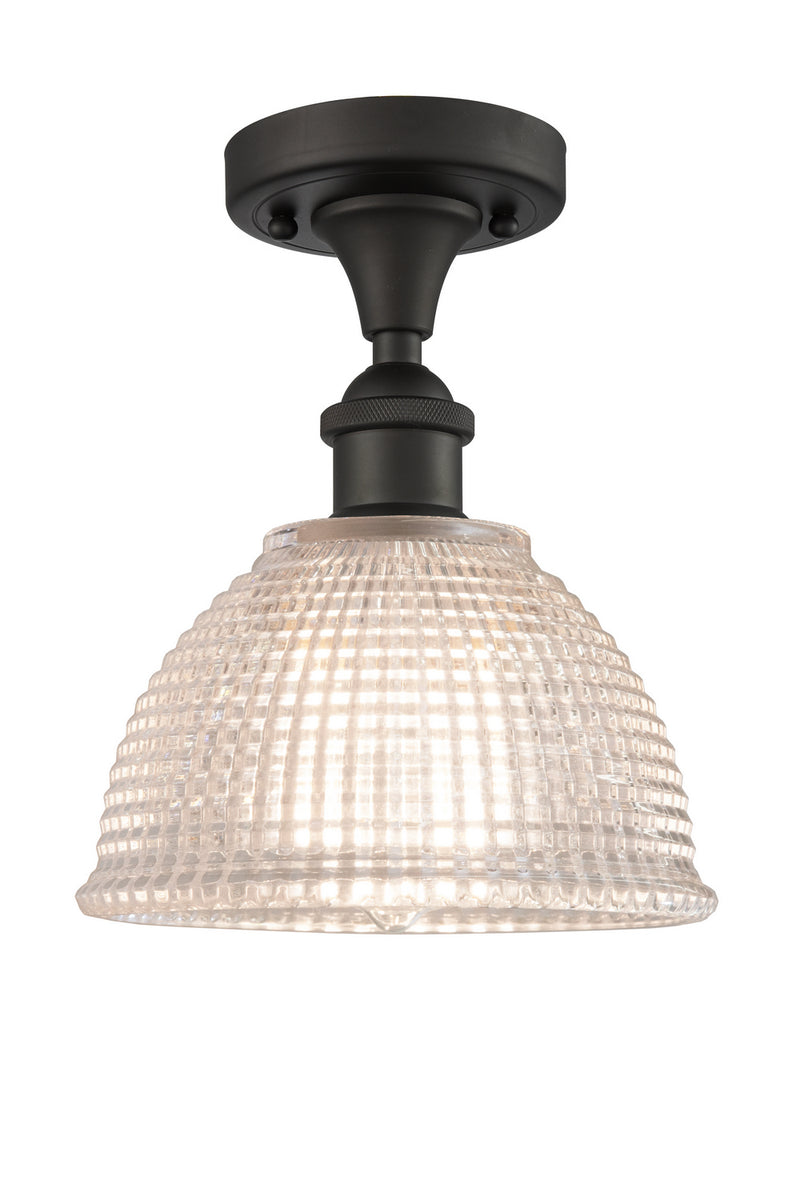 Innovations 516-1C-OB-G422 One Light Semi-Flush Mount, Oil Rubbed Bronze