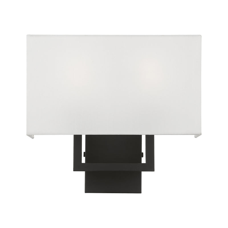 Livex Lighting 50990-04 Two Light Wall Sconce, Black