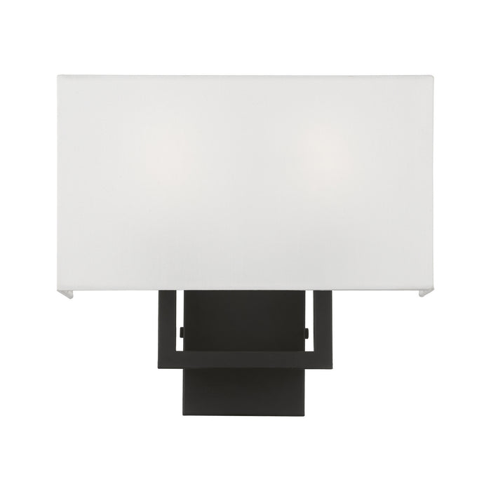 Livex Lighting 50990-04 Two Light Wall Sconce, Black