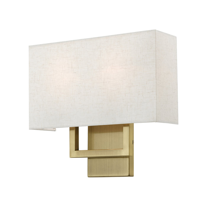Livex Lighting 50994-01 Two Light Wall Sconce, Antique Brass