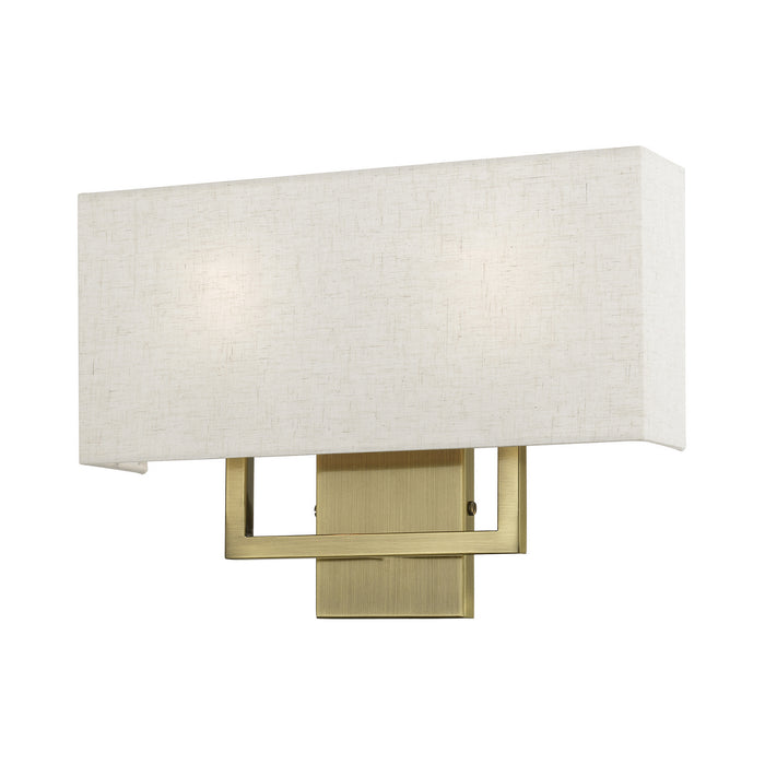 Livex Lighting 50995-01 Two Light Wall Sconce, Antique Brass