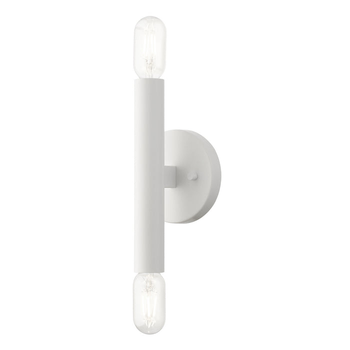 Livex Lighting 51132-03 Two Light Wall Sconce, White