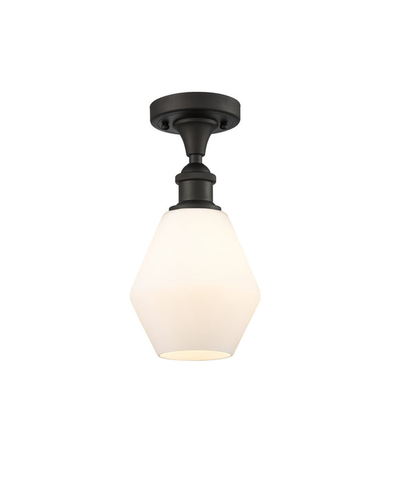 Innovations 516-1C-OB-G651-6 One Light Semi-Flush Mount, Oil Rubbed Bronze