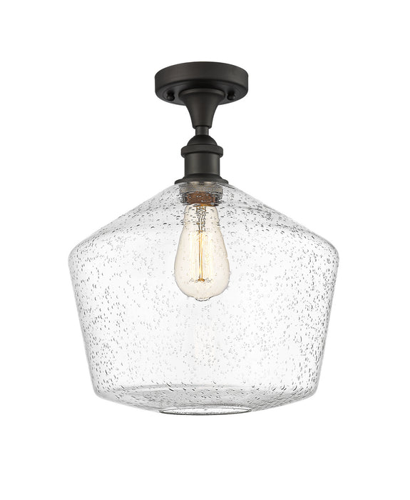 Innovations 516-1C-OB-G654-12-LED LED Semi-Flush Mount, Oil Rubbed Bronze