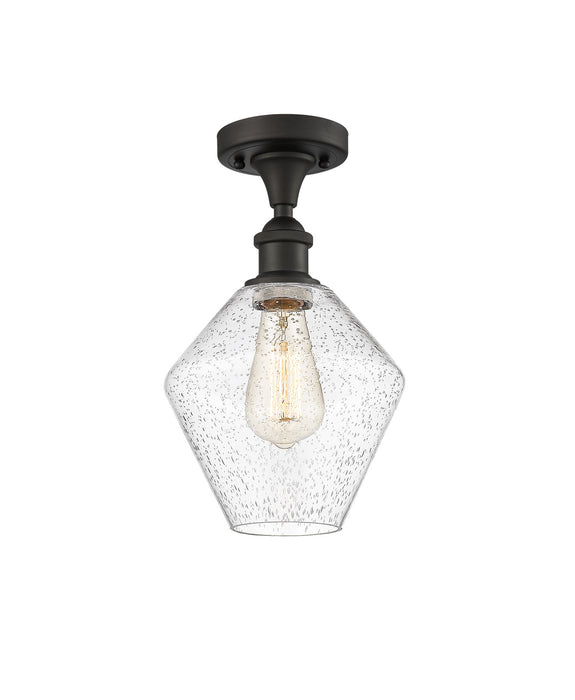 Innovations 516-1C-OB-G654-8 One Light Semi-Flush Mount, Oil Rubbed Bronze