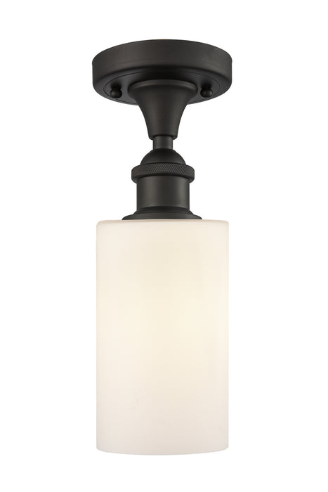 Innovations 516-1C-OB-G801 One Light Semi-Flush Mount, Oil Rubbed Bronze