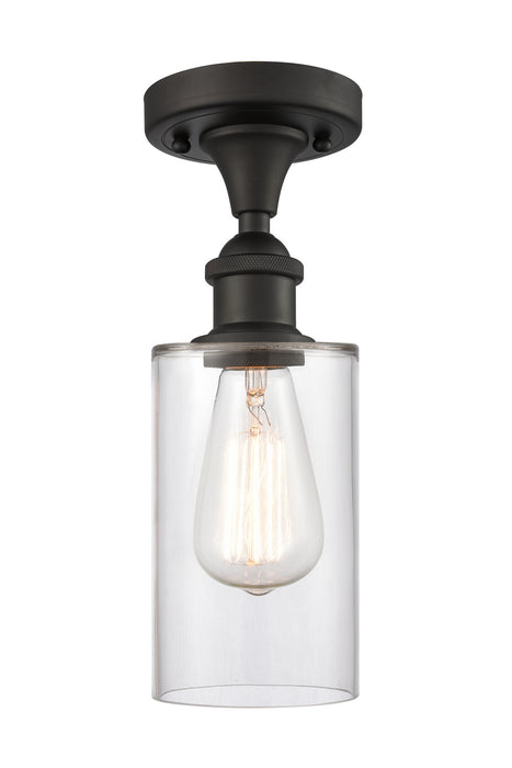 Innovations 516-1C-OB-G802 One Light Semi-Flush Mount, Oil Rubbed Bronze