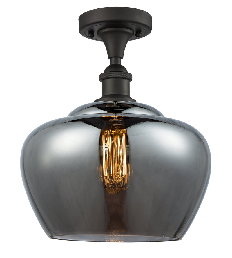 Innovations 516-1C-OB-G93-L-LED LED Semi-Flush Mount, Oil Rubbed Bronze
