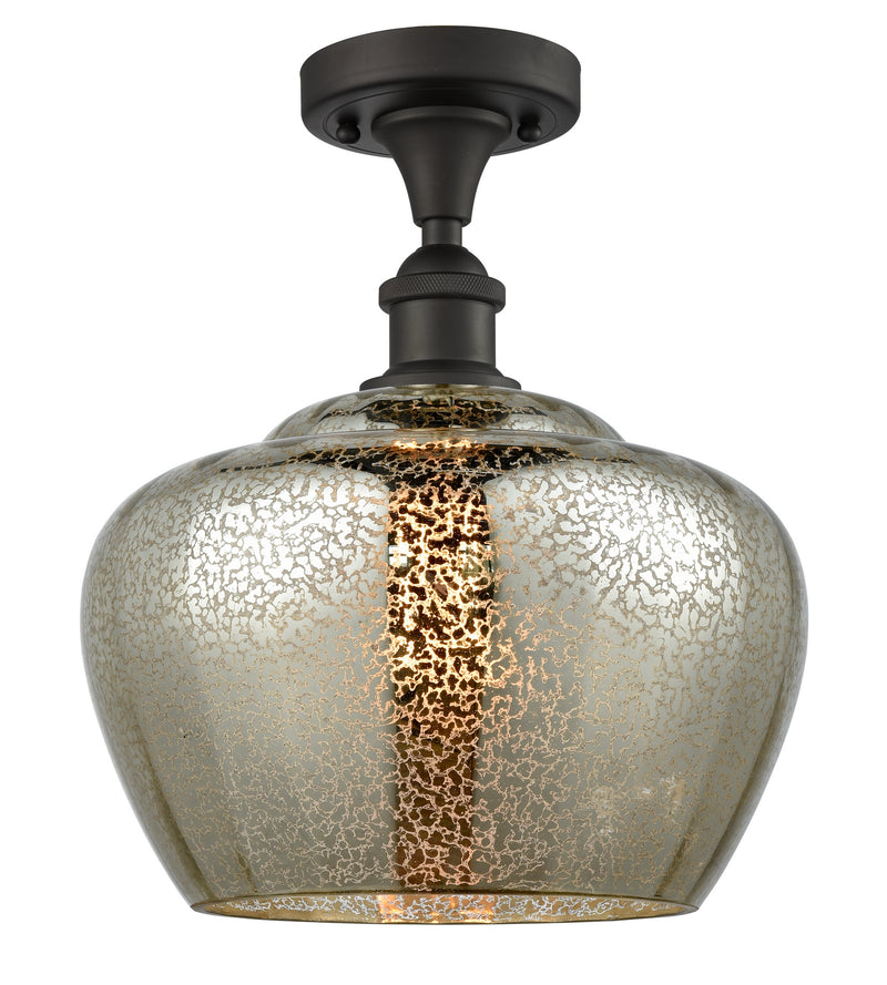 Innovations 516-1C-OB-G96-L-LED LED Semi-Flush Mount, Oil Rubbed Bronze