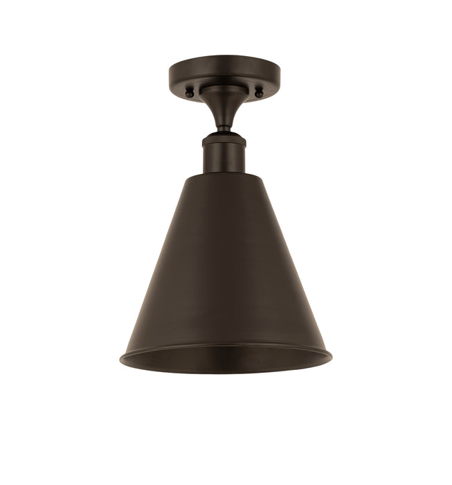 Innovations 516-1C-OB-MBC-8-OB One Light Semi-Flush Mount, Oil Rubbed Bronze