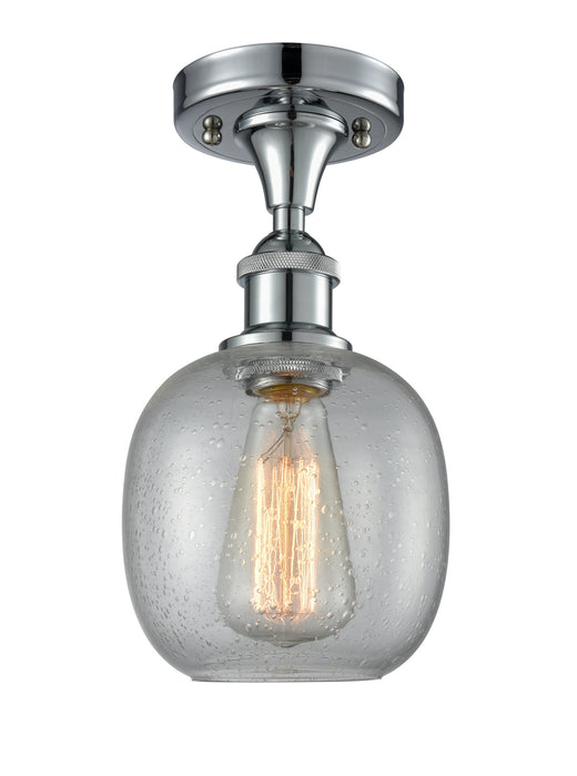 Innovations 516-1C-PC-G104-LED LED Semi-Flush Mount, Polished Chrome
