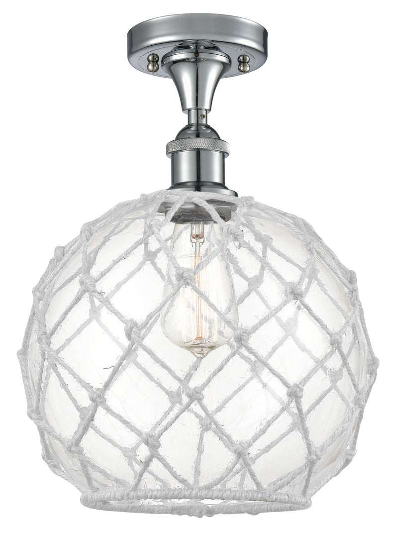 Innovations 516-1C-PC-G122-10RW-LED LED Semi-Flush Mount, Polished Chrome