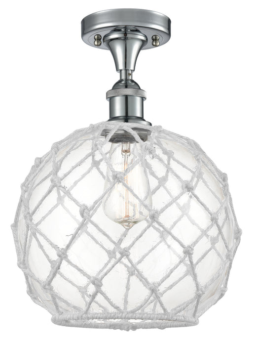 Innovations 516-1C-PC-G122-10RW-LED LED Semi-Flush Mount, Polished Chrome